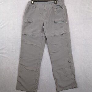 The North Face Women's Convertible Hiking Pants Size 12 Gray